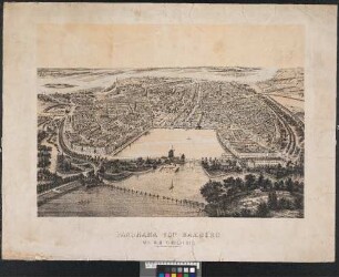 Panorama Von Hamburg Aus Der Vogelschau