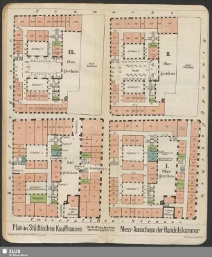 Plan der Städtischen Kaufhauses