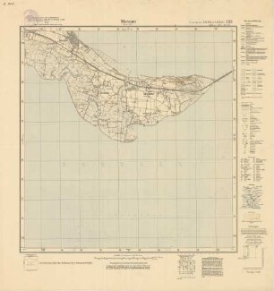 1116 Morsum (Insel Sylt) (4-cm-Karte) Meßtischblatt [alte Nr. 123]