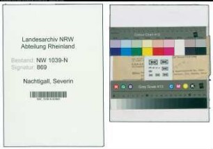 Entnazifizierung Severin Nachtigall , geb. 00.00.0000 (Beamter)