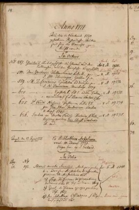 Aus der in Osnabrück 1770 gehaltenen Richardischen Auction sind für die Bibliothek gekauft worden. - Ex Bibliotheca Arkeliana vend. 10. Decemb. 1770. Hagae Com. ap. J. Gaillard.