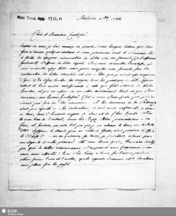 Nr. 13: Brief. Stockholm, 30.01.1827