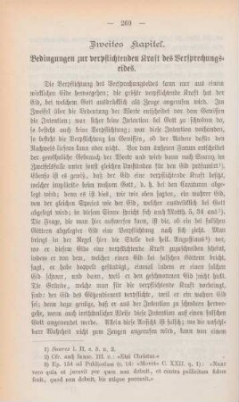 Zweites Kapitel. Bedingungen zur verpflichtenden Kraft des Versprechungseides