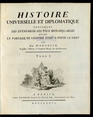 T. 1: ... Depuis Le Partage De L'Empire Jusqu'À Pepin le Bref