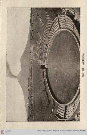 Pompei – Anfiteatro. – Ampitheatre – The Amphitheatre – Anphietheater