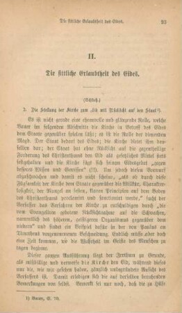 23-46 Die sittliche Erlaubtheit des Eides : Schluß