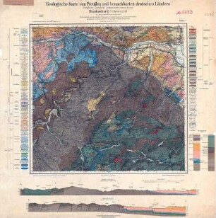 [5333] Blankenburg (Schwarzatal), Geologische Karte von Preußen und benachbarten deutschen Ländern