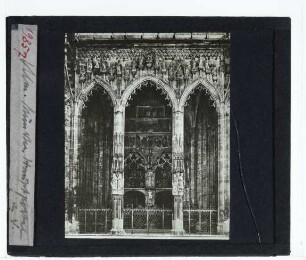 Ulm, Münster : Außenansicht von W, Vorhalle, Portale