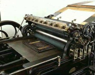 Buchdruck - Schnellpresse