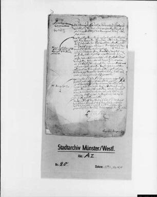 Verhandlungen zu Speyer zur Erlangung der Kaiserlichen Bestätigung der Städtischen Privilegien.