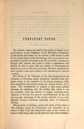 Proceedings of the American Pharmaceutical Association at the annual meeting. 10. 1862, Sept.