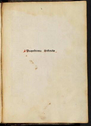Auctoritates Aristotelis et aliorum philosophorum : Propositiones universales
