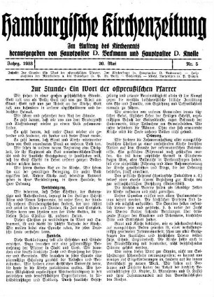 Zur Stunde: Ein Wort der ostpreußischen Pfarrer