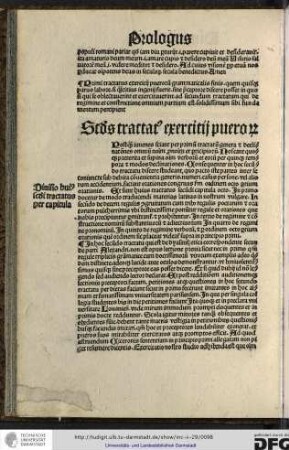 Secundus tractatus exercitii puerorum.