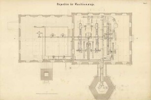 "Das Wasserwerk der Haupt- und Residenzstadt Karlsruhe". Disposition der Maschinenanlage