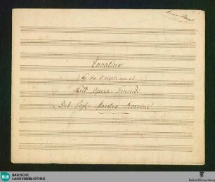 Tancredi. Excerpts. Arr - Don Mus.Ms. 2579 : V, pf