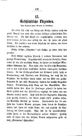 Geschichtliche Lügenden