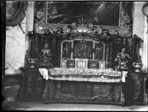 Meßkirch Stadtkirche Sankt Martin Altar, unterer Teil (um 1739)