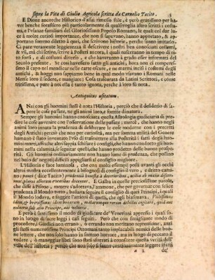 Considerationi di Traiano Boccalini Romano sopra la vita di Giulio Agricola scritta da Cornelio Tacito