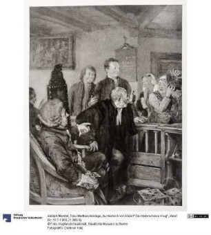 Frau Marthes Anklage, zu Heinrich von Kleist "Der zerbrochene Krug"
