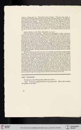 Arthur Hoeber [reprint from the Globe, December 29, 1909]