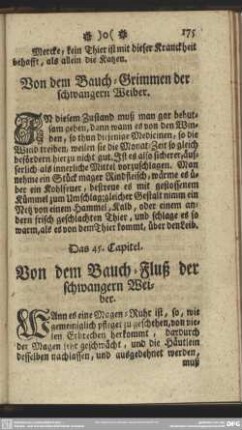 Das 45. Capitel. Von dem Bauch-Fluß der schwangern Weiber