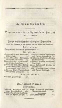 A. Staatsbehörden