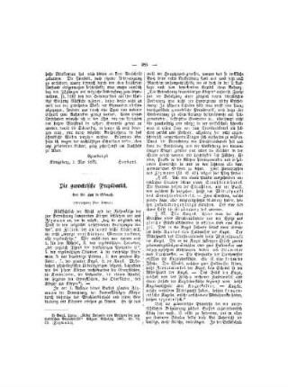 Die geometrische Propädeutik : (Fortsetzung statt Schluß)
