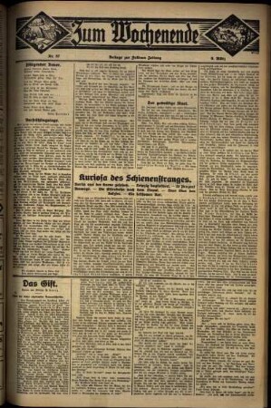 Dritte Ausgabe vom Sonntag, den 09. März 1930.