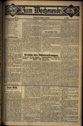 Dritte Ausgabe vom Sonntag, den 09. März 1930.