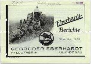 Eberhardt-Berichte November 1930
