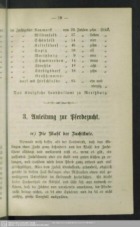 3. Anleitung zur Pferdezucht