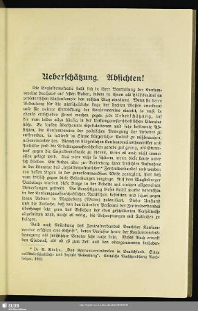 Ueberschätzung. Absichten!