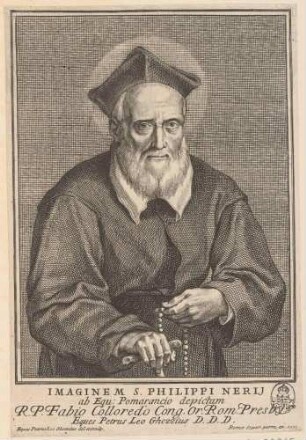 Bildnis Neri, Filippo (1515-1595), Theologe