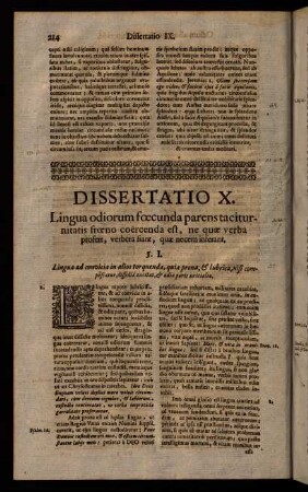 214-230, Dissertatio X.