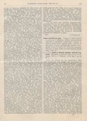 558-565 [Rezension] Gebhardt, Oscar de, Patrum apostolicorum opera. Textum ad fidem codicum et graecorum et latinorum adhibitis praestantissimis editionibus recensuerunt. Editio post Dresselianam alteram tertia. Fascic. II