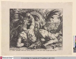 [Der Drache des Ares verschlingt die Männer des Kadmos; The Dragon Devouring The Companions of Cadmus; Een draak verslindt de metgezellen van Cadmus]