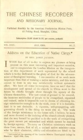 No. 7, July, 1904