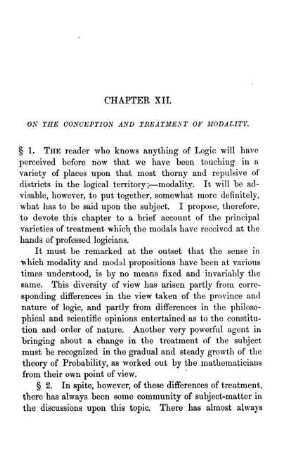 CHAPTER XII. - On Modality.