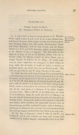 Chapter III. North coast of Java. St. Nicholas Point to Batavia