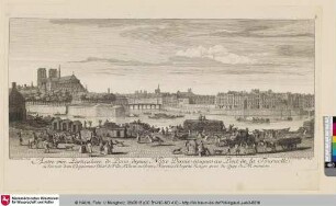 Autre vüe Particuliere de Paris depuis Nôtre Dame jusques au Pont de la Tournelle