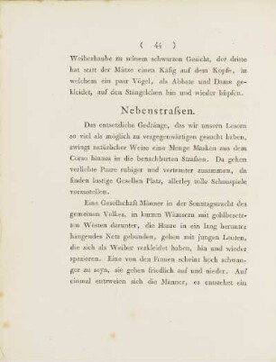 Nebenstrassen.