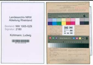 Entnazifizierung Ludwig Kohlmann , geb. 24.04.1886 (Bahnamtmann)