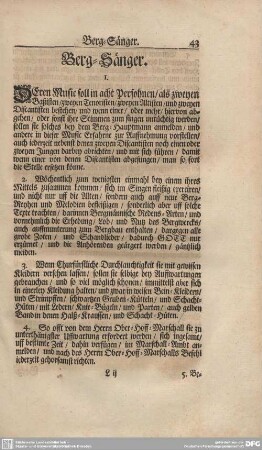 Berg-Sänger.