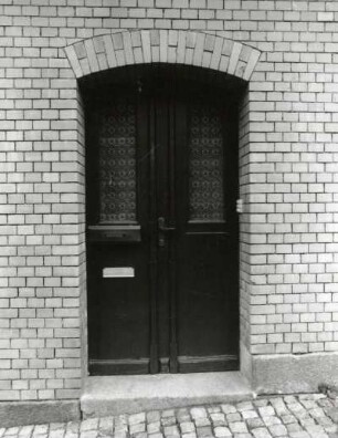 Markneukirchen, Zimmerloh 7. Wohnhaus (um 1905). Haustür