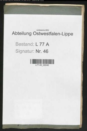 Jurisdiktion über die Detmolder Rinderhütte zu Hiddesen (Steuerpflicht)
