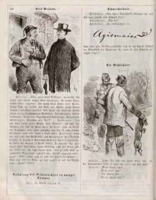 "Drei Gründe" "Der Wohlthäter"