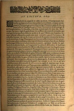 Les vies des hommes illustres grecs et romains, 1. (1606)