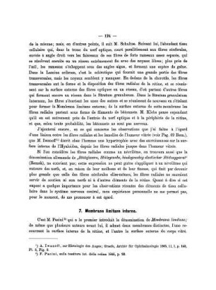 7. Membrana limitans interna.