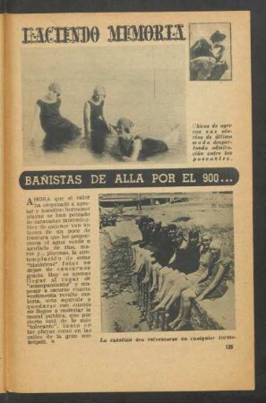 Haciendo memoria: Bañistas de allá por el 900 ...